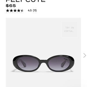 Felt cute quay shades